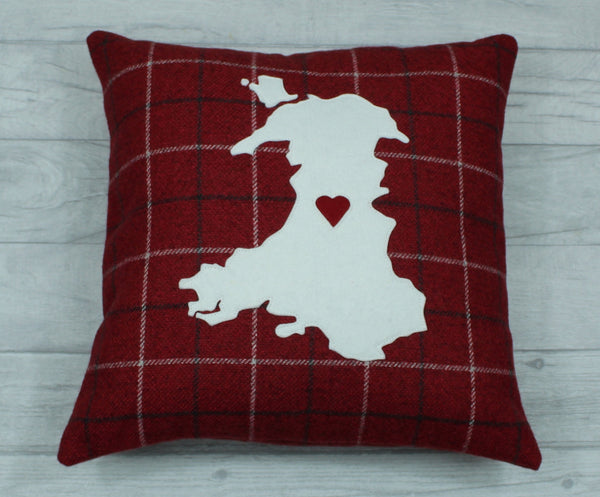 Map of Wales Cushion