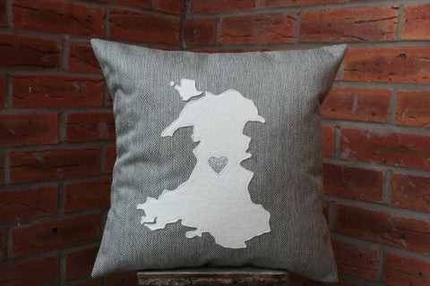 Map of Wales Cushion / Cymru Cushion