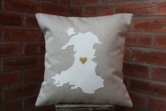 Map of Wales Cushion / Cymru Cushion