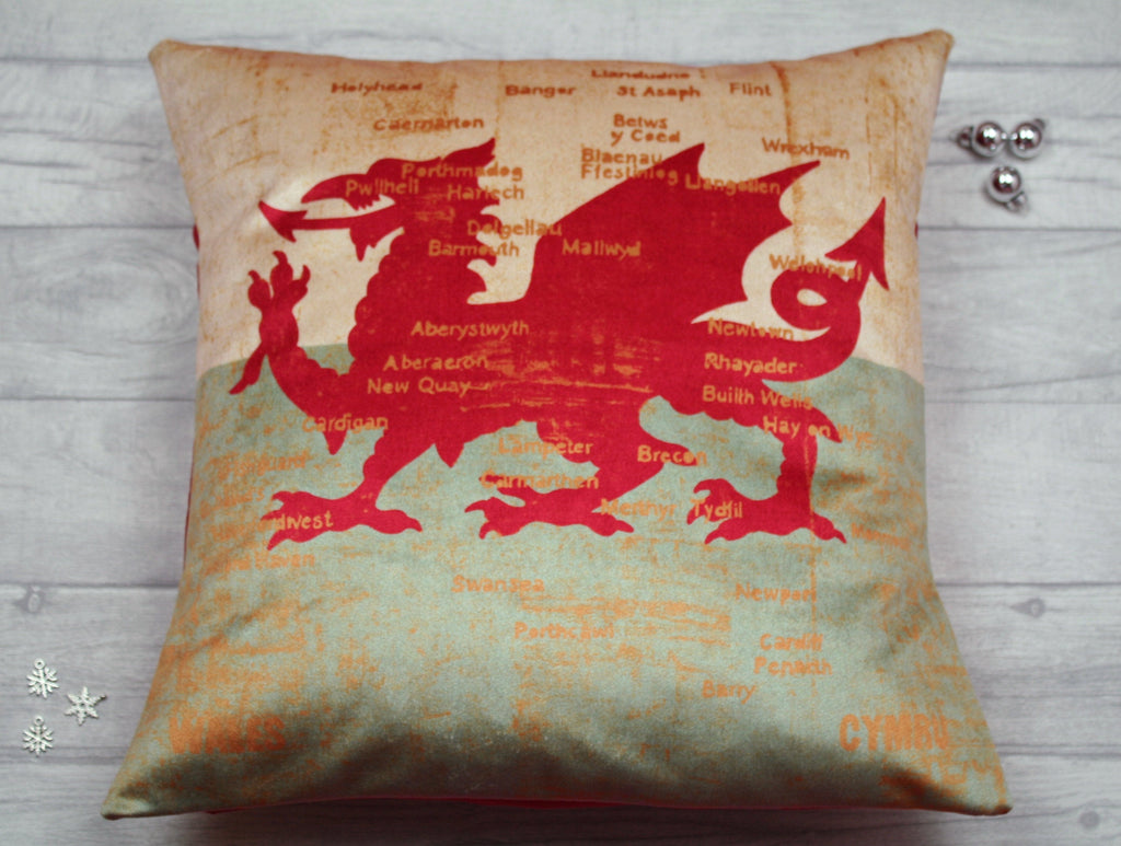 Welsh Flag Cushion 